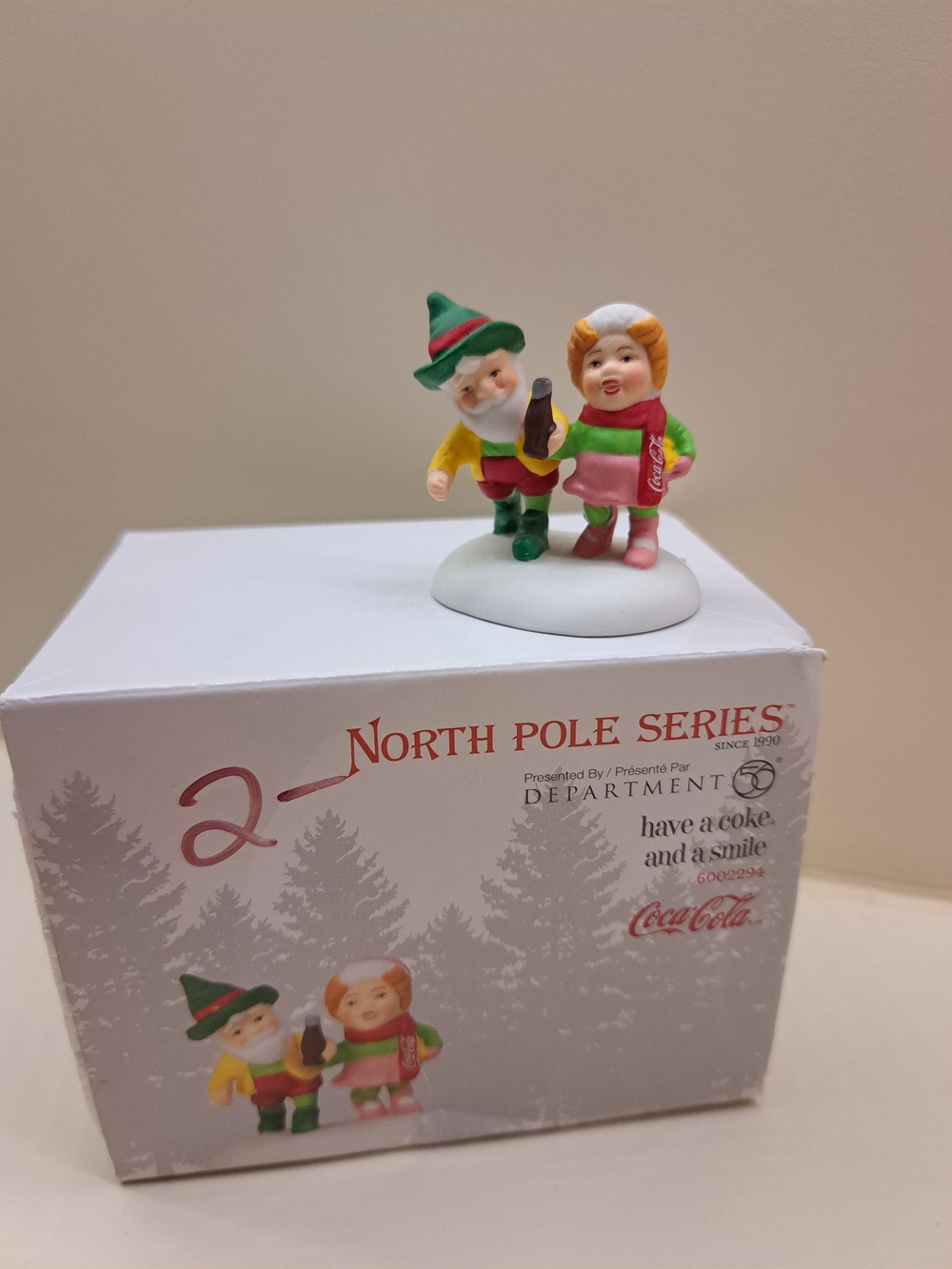 Dept 56 Have A Coke And A Smile #6002294 NORTH POLE SERIES /EUC